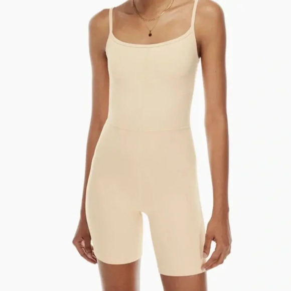 Aritzia Wilfred Divinity Romper  Cream Nude Size Small - Picture 4 of 9